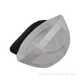100% katoenen 2D geborduurde trucker hoed zwart